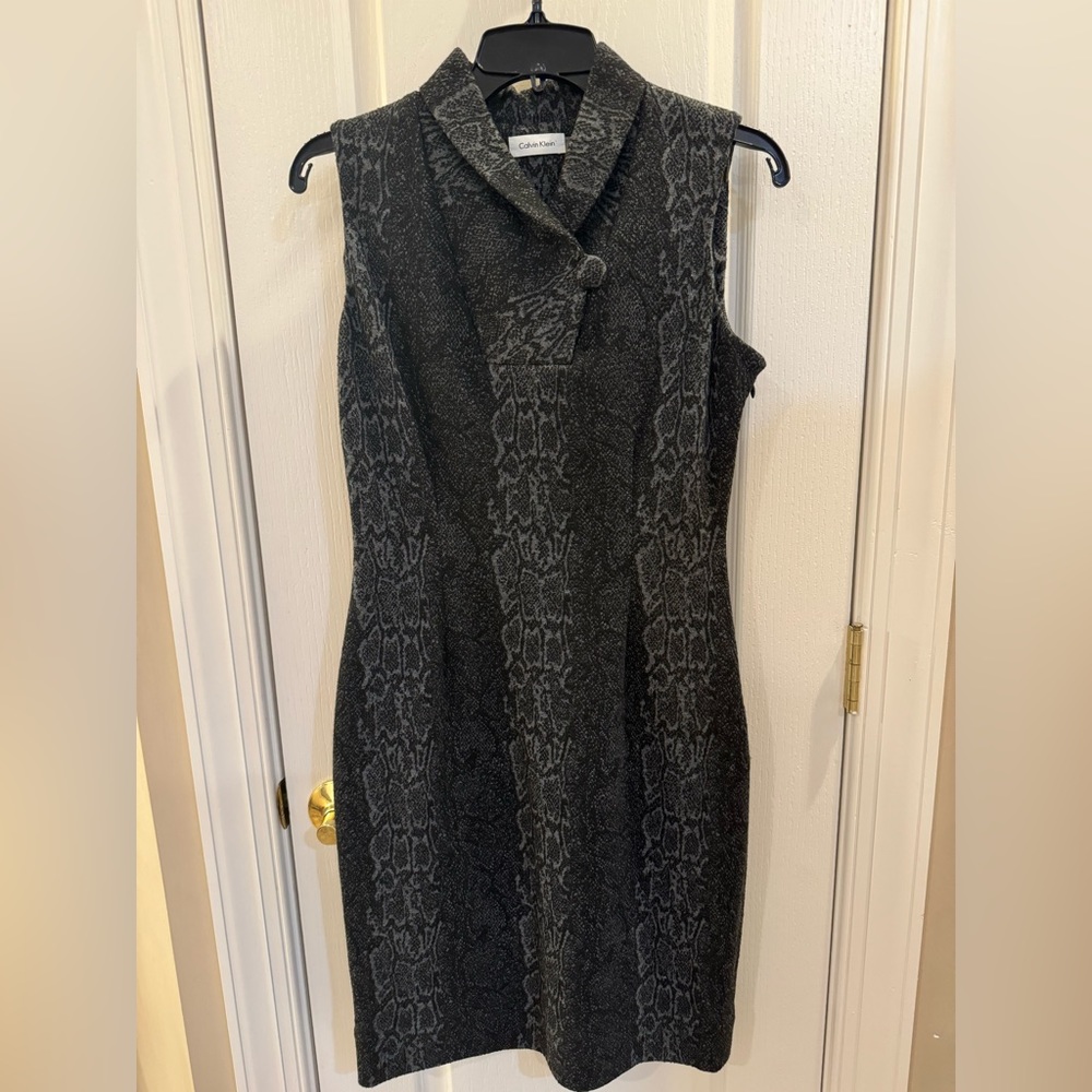 Calvin Klein sleeveless sheath dress, size 6